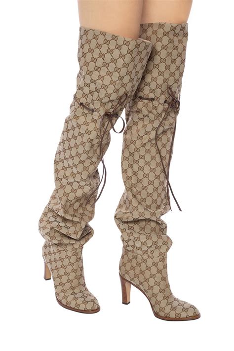 gucci boot leggings|gucci thigh high boots sale.